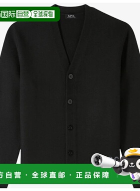 A.P.C. 男士针织衫 WVBDKH22305LZZ AW2025 黑色 A.P.C. Sweaters