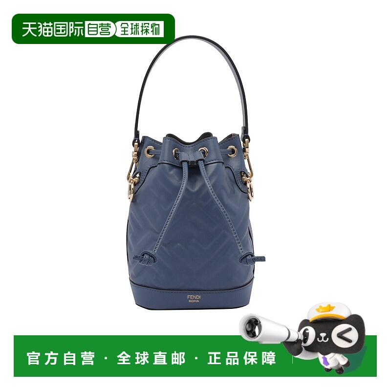 1h可退 FENDI 女士斜挎包 8BS093ANWTF199A SS2025 蓝色 FF 图案