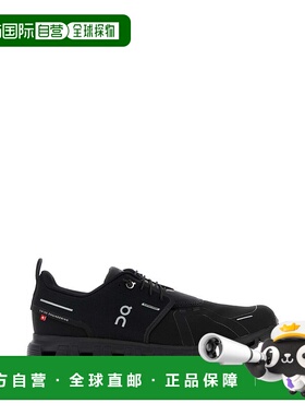 1h可退 潮奢 On 男士 Cloud 6 WP 黑色布织运动鞋 3MF10061043BLA