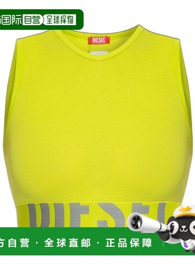 DIESEL 女士T恤 A176610HMAU5AS AW2025 黄色 Top ADA-D-POP A176