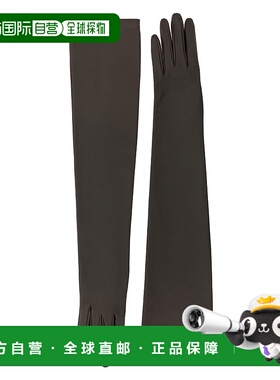 THE ROW 女士手套 7349L338DBR AW2025 黑色 'Simon' gloves