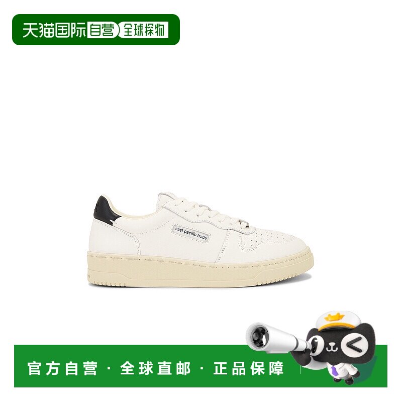 1h可退 潮奢 EPT 男士 米白黑色浅口鞋 EP2FN1CT08102男鞋