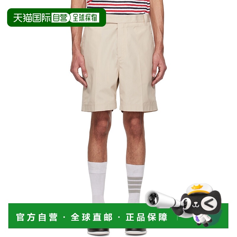 1h可退 潮奢 Thom Browne 汤姆 布朗 男士 米色 Typewriter Cloth