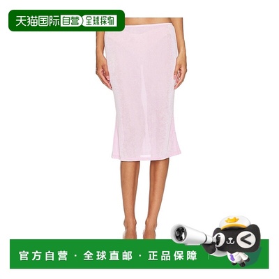 1h可退 潮奢 Danielle Guizio 女士 Selene 中长半身裙 P24310K06