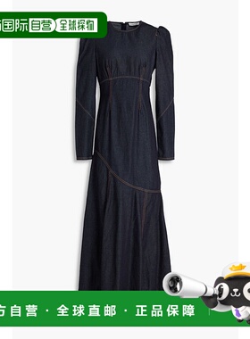 1h可退 潮奢 ZIMMERMANN 女士 牛仔长款连衣裙 1626DF241NIGHTSKY