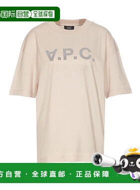 A.P.C. 女士T恤 COHBOM26385AAE SS2025 女装白色短袖