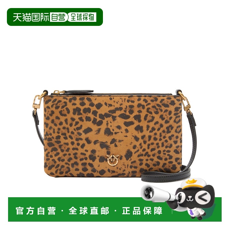 1h可退 PINKO 女士单肩包 104277A32AM35Q AW2025 棕色 Borsa con