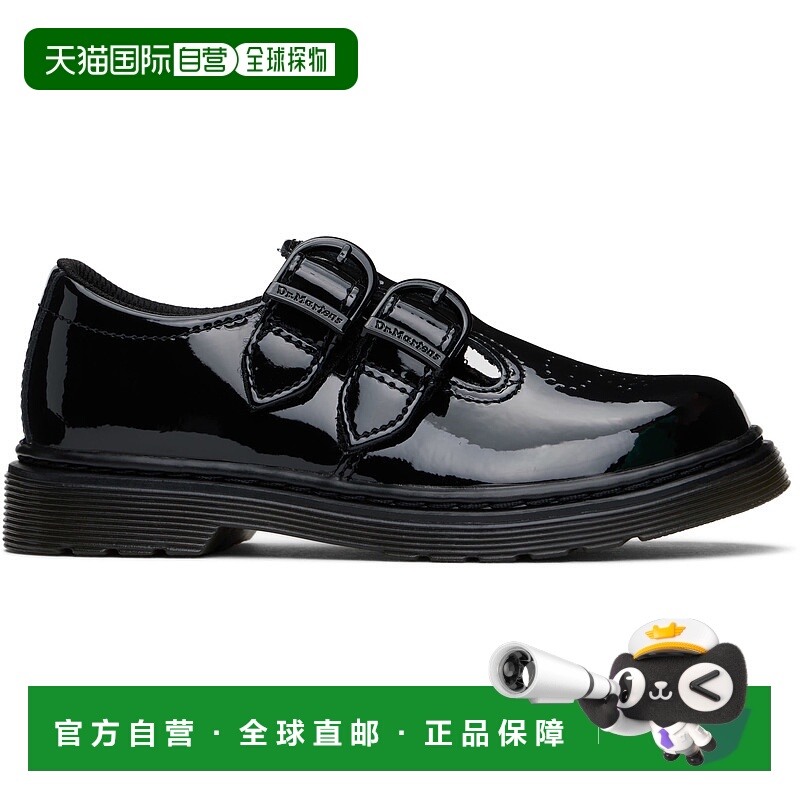 1h可退 潮奢 Dr. Martens 马丁大夫 女童 黑色 8065 Patent Lampe