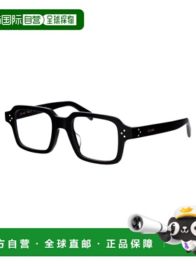 CELINE 女士眼镜 CL50144U001 AW2024 黑色 几何框平光镜