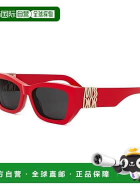 DIOR 女士眼镜 CD40182I35A0 AW2025 迪奥 红色全框太阳镜