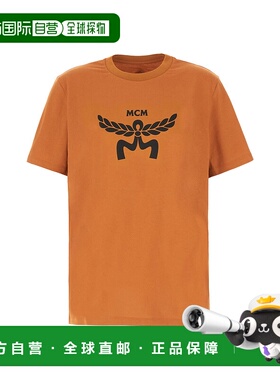 MCM 男士T恤 MHTFSMM01CO SS2025 橙色 T-SHIRT