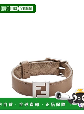 FENDI 男士手链手镯 7AJ682AFCBF1U9B AW2025 卡其色