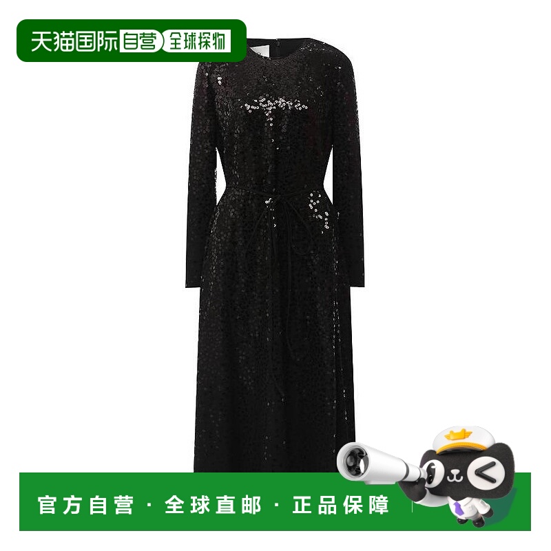 1h可退 VALENTINO 女士连衣裙 UB0VATN01MM0NO AW2020 黑色