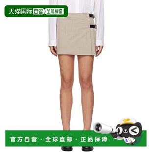 女士 米色 短裙 潮奢 BWCU006F Belts Ambush Check 1h可退 Light