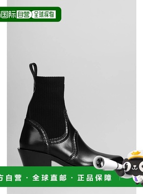 CHLOÉ 女士靴子 384247CHC23A706FI AW2023 黑色 Chloe Nellie Lo