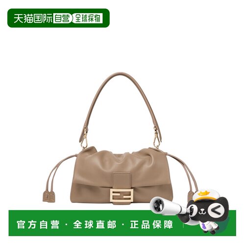 FENDI 女士斜挎包 8BR856B1ZKF0QD3 AW2026 棕色 Baguette® Soft