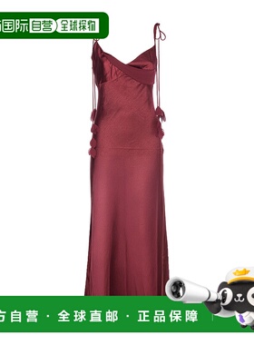 1h可退 SELF-PORTRAIT 女士连衣裙 218MBURGUNDY SS2026 红色