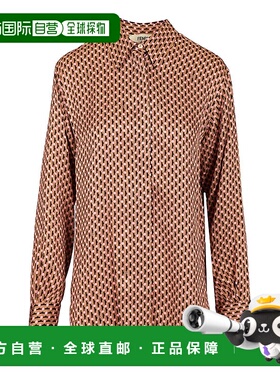 FENDI 女士衬衫 FS8293AVJ2F1TRM AW2025 棕色 Silk blouse