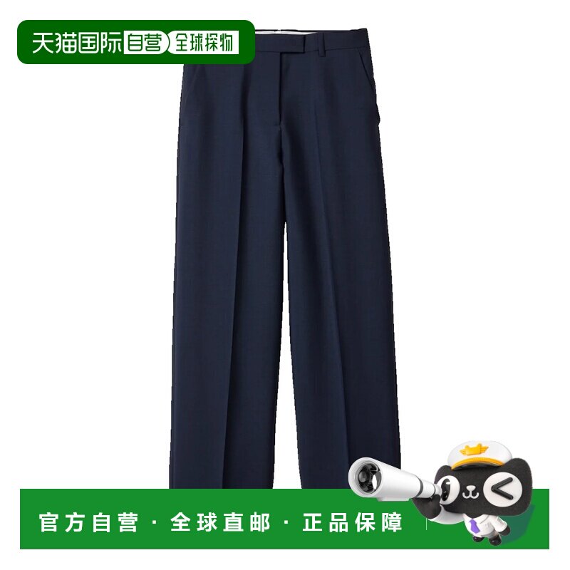 Miu Miu 缪缪 女士 海军蓝裤子 MP199012I1女装阔腿裤西装裤图片