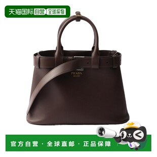女士手提包 Prada 1BA4342CY9VOBOF0NBL 深棕色 Buckle PRADA