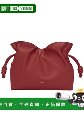 LOEWE 女士斜挎包 A411FC1XD47885 AW2025 红色 Flamenco 中号单