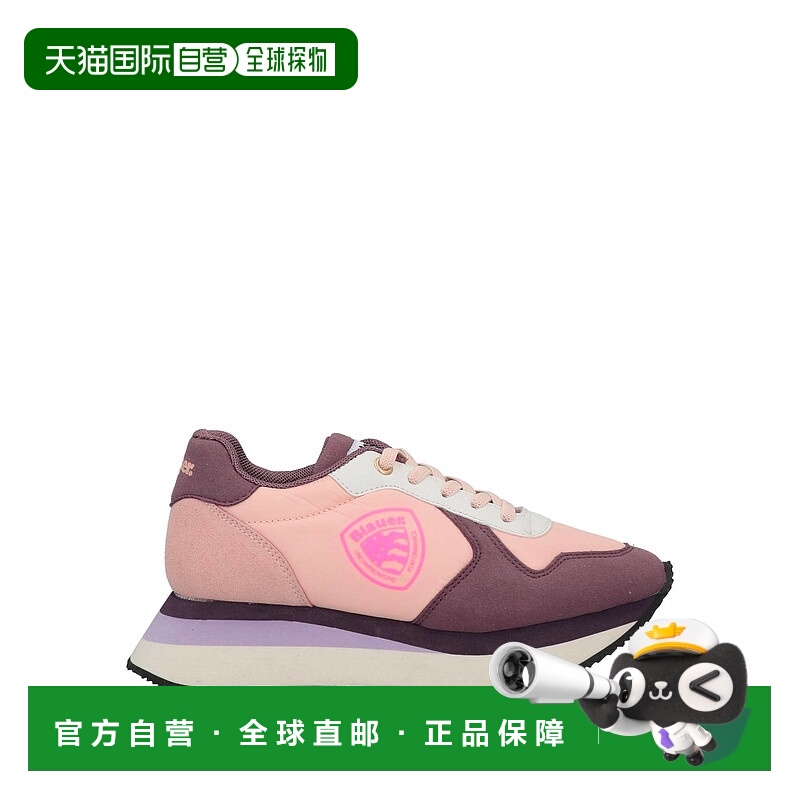 1h可退 潮奢 Blauer 女童 运动鞋童鞋 pink粉色 舒适时尚