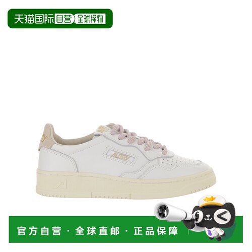 AUTRY 女士运动鞋 AULWSW04 AW2026 白色 圆头系带运动鞋