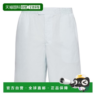 SS2024蓝色休闲裤 PRADA SPH18810IVS221F0M10 短裤 男士
