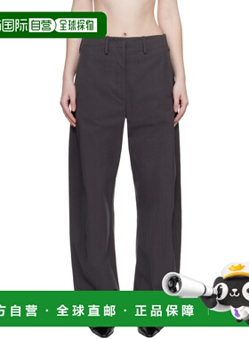 1h可退 潮奢 magda butrym 女士 灰色 Wide-Leg Cotton 长裤 1917