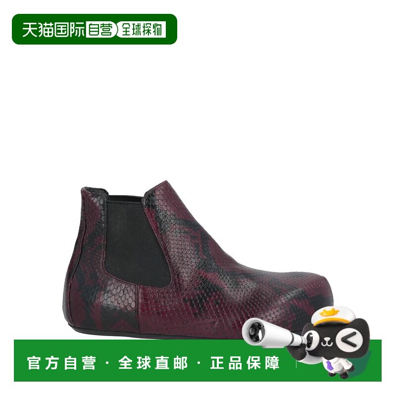 Marni 玛尼 女士 脚踝靴 PURPLE紫色 时尚舒适切尔西靴短靴女鞋
