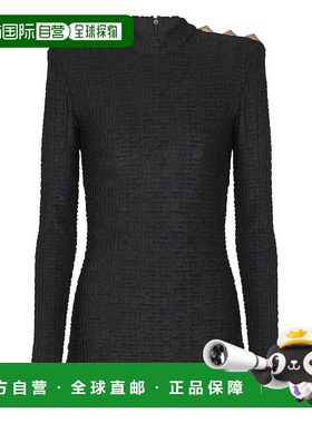 BALMAIN 女士T恤 GF1AR962JL420PANOIR SS2026女装上衣黑色