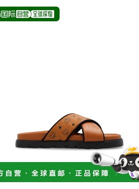 MCM 女士拖鞋 MEXESMM06CO0COGNAC CO 棕色 Slippers with logo