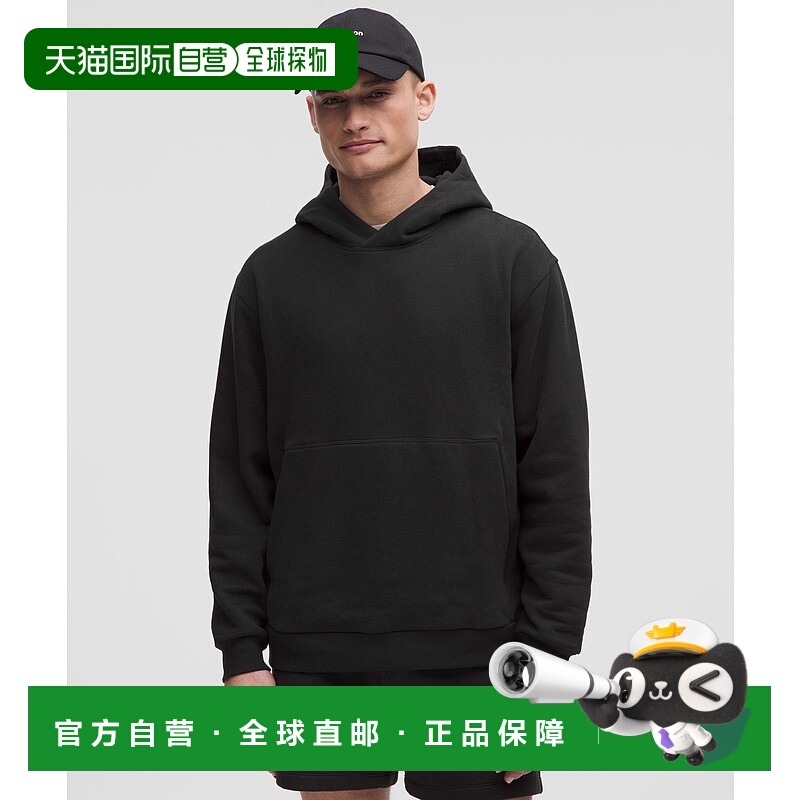 1h可退 潮奢 Lululemon 男士 Steady State 棉混纺针织连帽衫 LM3