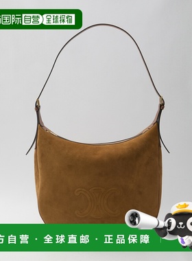 CELINE 女士单肩包 117243GG118TB AW2024 棕色 大号Heloise单肩