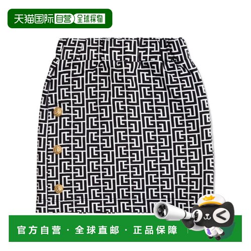 BALMAIN 女童半身裙 BY7A11Z3684100NE SS2026 花色