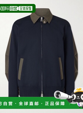 1h可退 潮奢 Sacai 男士 针织紧身夹克 2603924M212