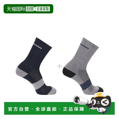 SALOMON 男士袜子 LC2627500BLUE AW2025 花色 EVASION CREW 2-PA