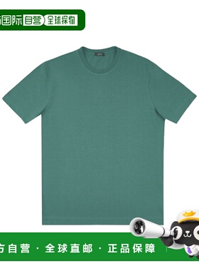 ZANONE 男士T恤 815194ZG380Z1864 SS2025 绿色 T-Shirt