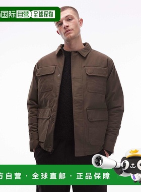 1h可退 潮奢 Vans 范斯 男士 chore 斜纹布尼龙棕色夹克