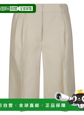 ALBERTO BIANI 女士休闲裤 ABCC81013 SS2025 红色 Shorts in lin