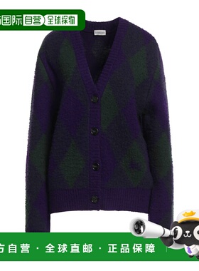1h可退 潮奢 Burberry 巴宝莉 女士 针织开衫 purple紫色 舒适时