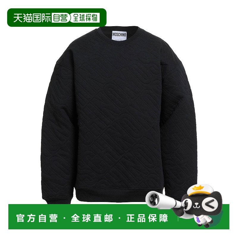 1h可退 潮奢 Moschino 莫斯奇诺 男士 卫衣 black黑色 舒适时尚