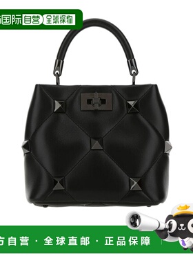 VALENTINO 女士手提包 WB0I97LWB0NO AW2023 黑色 Romanstud 绗缝