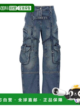 OFF-WHITE 女士牛仔裤 OWYB018C99DEN0014500-0 SS2024直筒裤