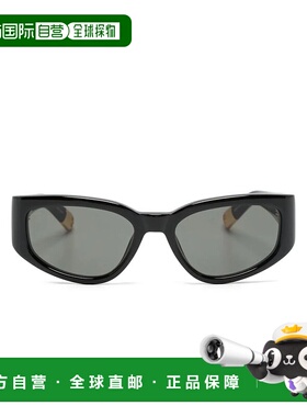 JACQUEMUS 女士太阳镜 JAC5C1SUN-1 AW2024 黑色 Jacquemus Glass