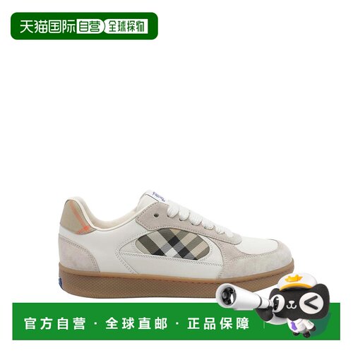 BURBERRY 男士运动鞋 8127510 SS2026 浅棕色 white terrace chec