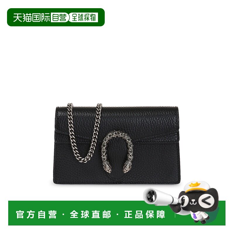 GUCCI 女士单肩包 476432CAOGN8176 AW2025 黑色 DIONYSUS 迷你虎