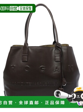 HOGAN 女士手提包 KBW01TA0300TZPS808 AW2025黑色托特包 单肩包