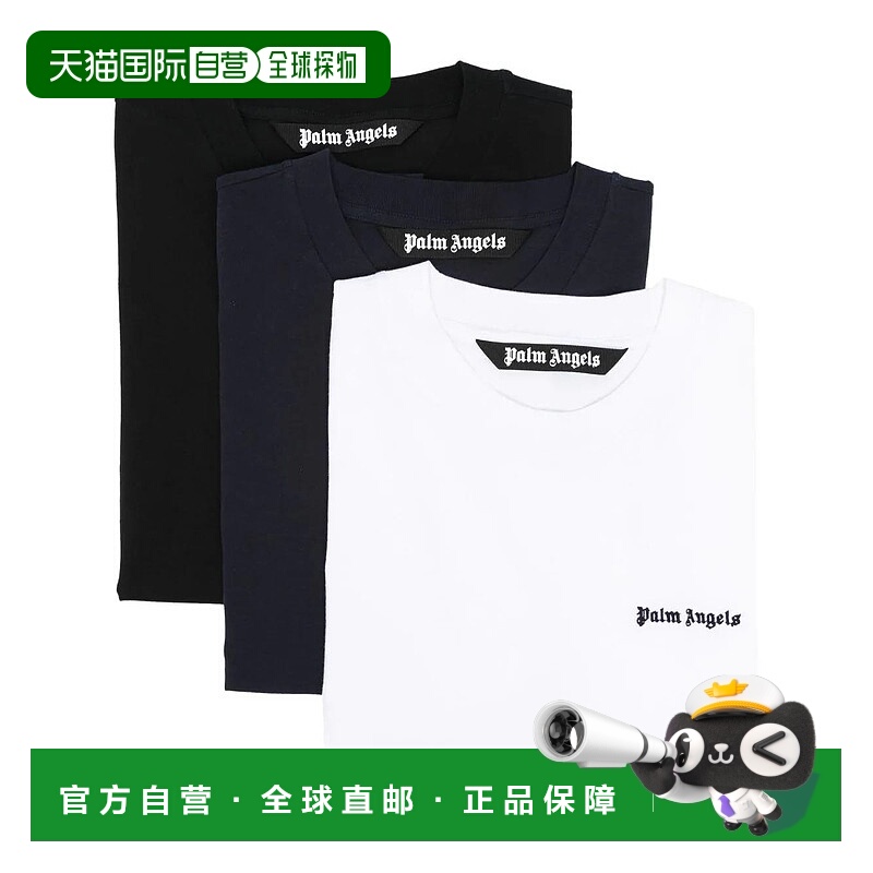 1h可退 PALM ANGELS 男士T恤 PMAA093S24JER0028484 AW2025短袖