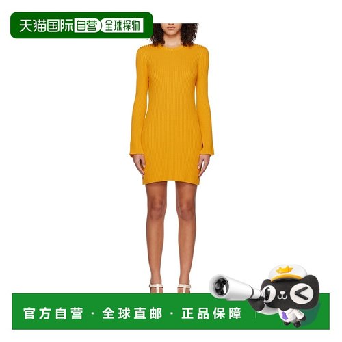 1h可退 CHLOÉ 女士半身裙 C23SMR03650730 SS2023 黄色 Flared 长